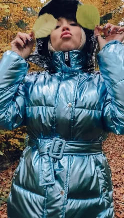 Metallic Jacke Riana