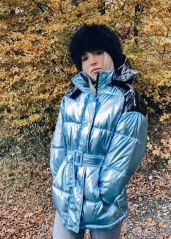 Metallic Jacke Riana