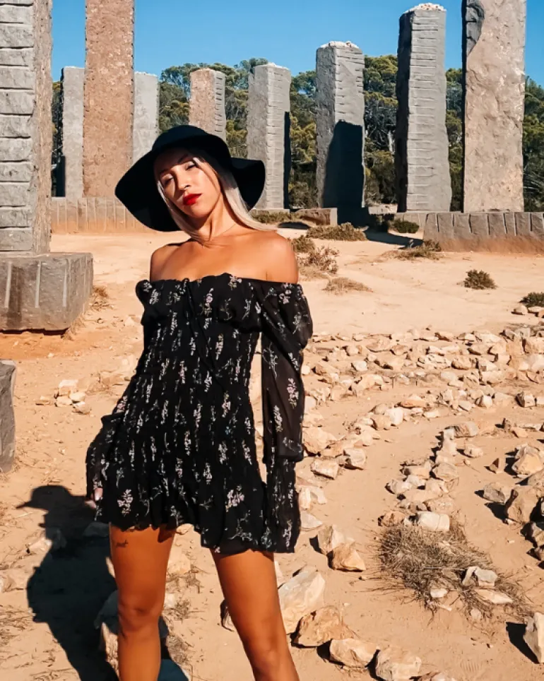 Minikleid Fiori Neri