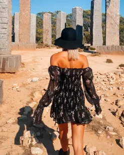 Minikleid Fiori Neri