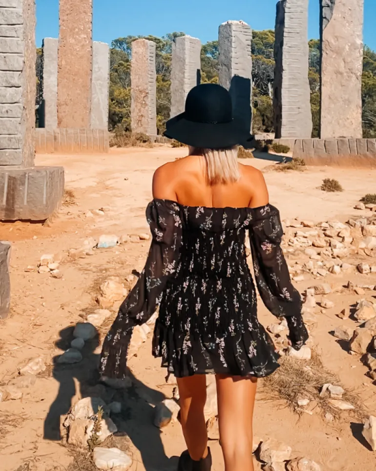 Minikleid Fiori Neri