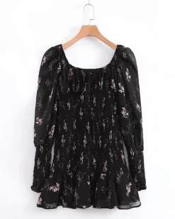 Minikleid Fiori Neri