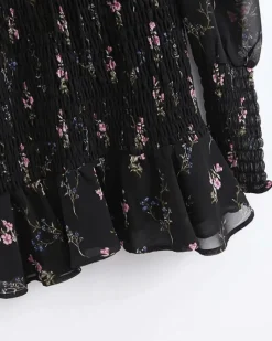 Minikleid Fiori Neri