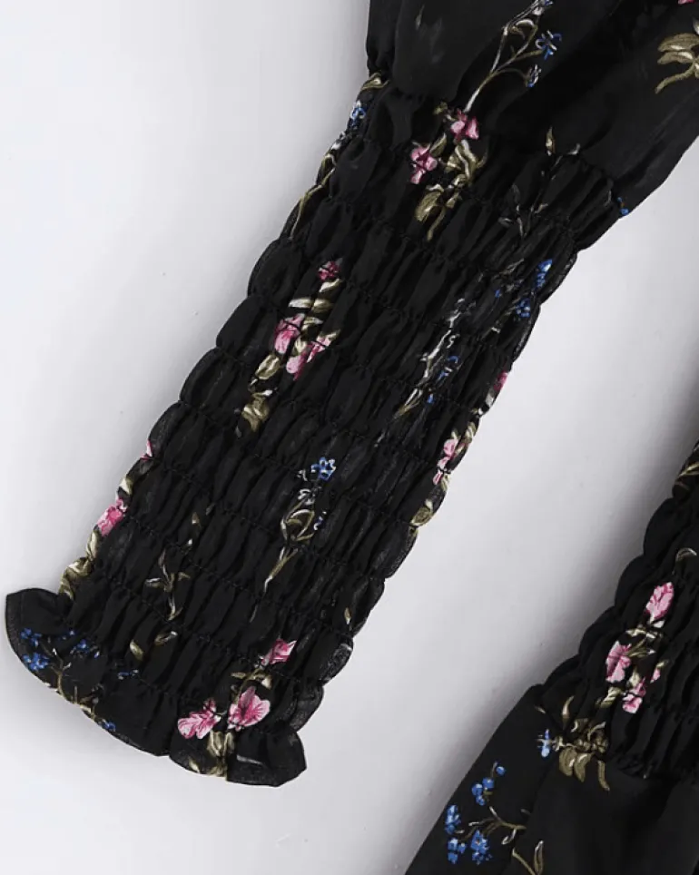 Minikleid Fiori Neri