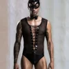Männer Fetisch Bodysuit Black Bunny