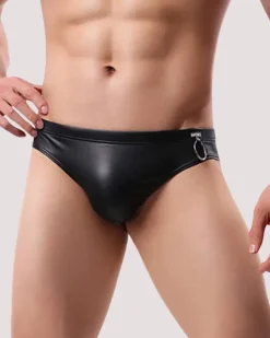 Männer Kunstleder Unterhose Arlo