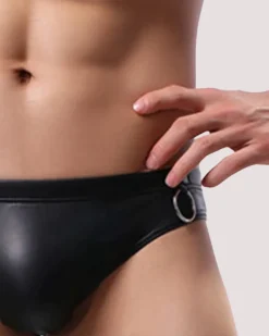 Männer Kunstleder Unterhose Arlo