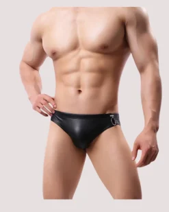 Männer Kunstleder Unterhose Arlo