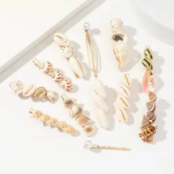 Muschel Haarspangen Sets La Playa