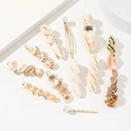 Muschel Haarspangen Sets La Playa