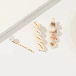 Muschel Haarspangen Sets La Playa