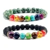 Naturstein Chakra Armband