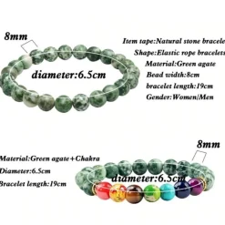 Naturstein Chakra Armband