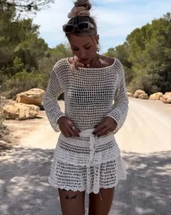 Netz Häkel Shirt Jolee