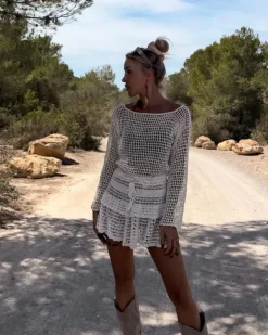Netz Häkel Shirt Jolee