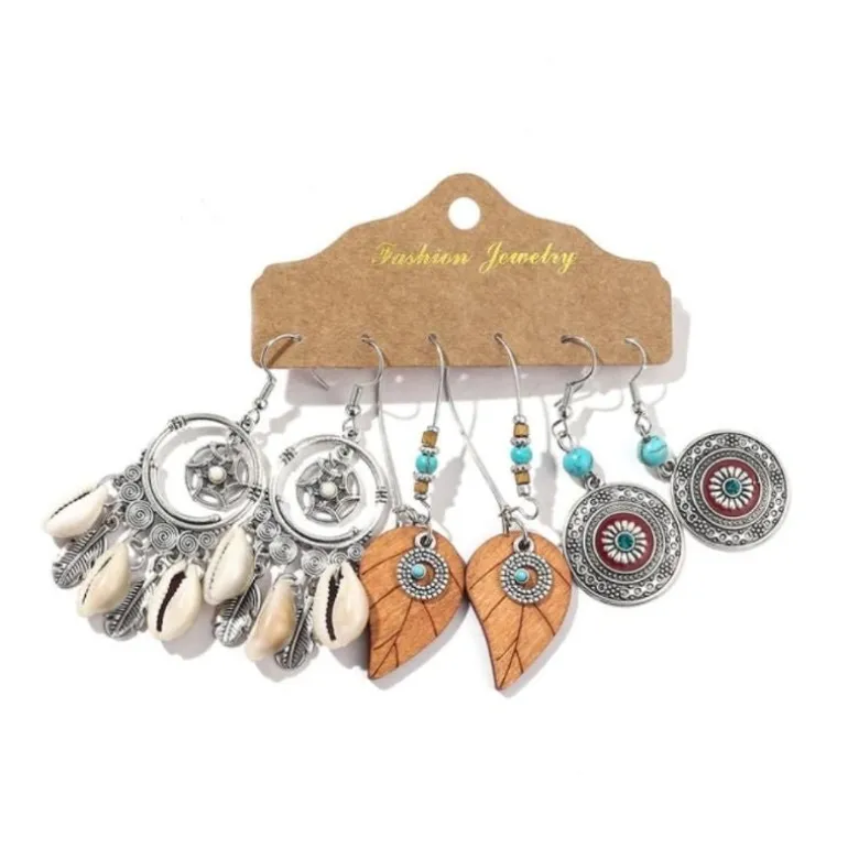 Ohrringe Set Hippie Mood