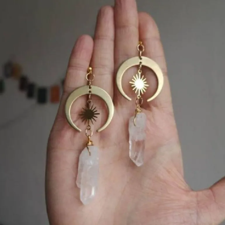 Ohrringe Stone Mystic Moon