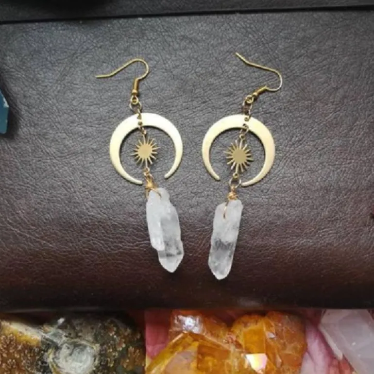 Ohrringe Stone Mystic Moon