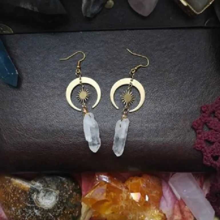 Ohrringe Stone Mystic Moon