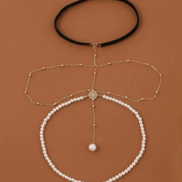 Perlen Beinkette Ayanna