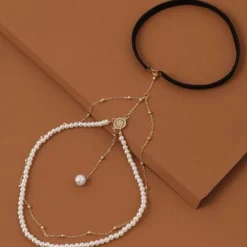 Perlen Beinkette Ayanna