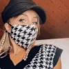 Pied de Poule Fashion Maske