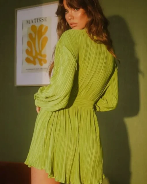Plissee Blusen Kleid Serena