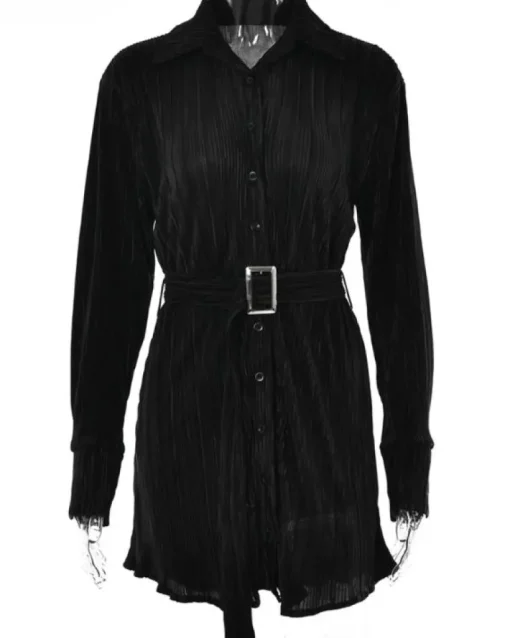 Plissee Blusen Kleid Serena
