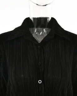 Plissee Blusen Kleid Serena