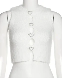 Plüsch Crop Top Corazon