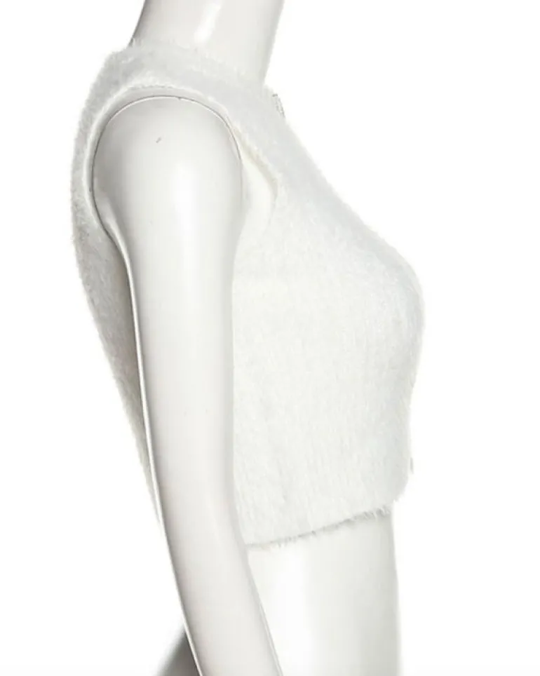 Plüsch Crop Top Corazon