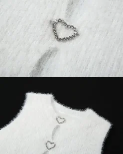 Plüsch Crop Top Corazon