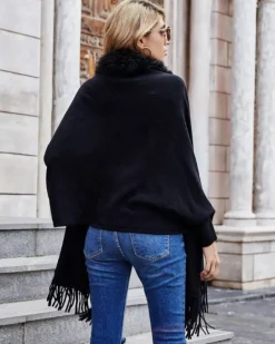 Poncho Cape Viola