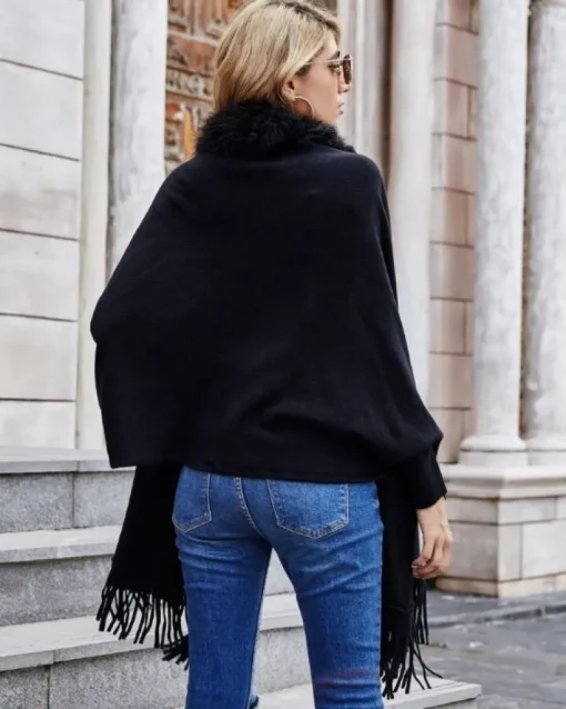 Poncho Cape Viola