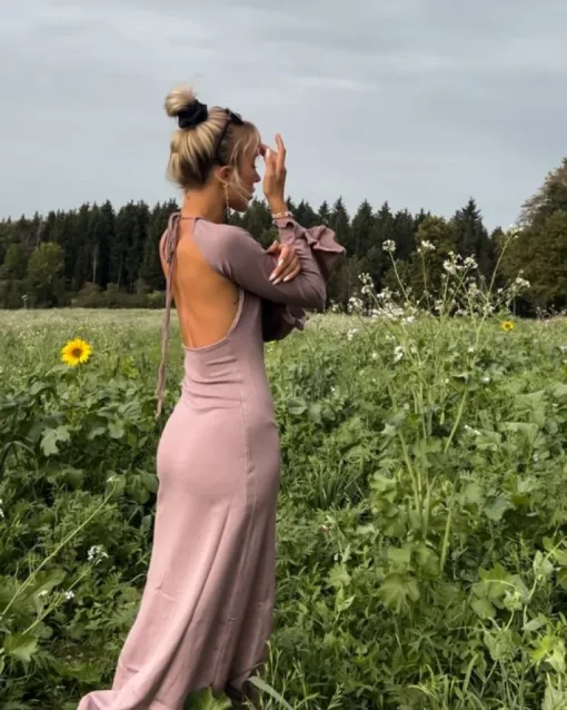 Rückenfreies Kleid Blake