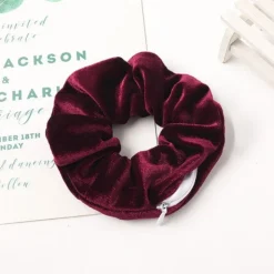 Reissverschluss Scrunchies Haargummi Marbella