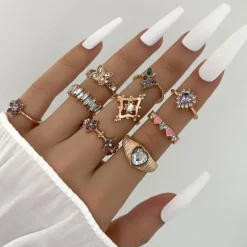 Ring Set Lila Amores