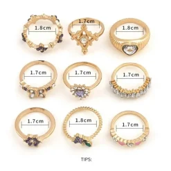 Ring Set Lila Amores