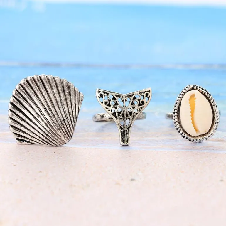 Ring Set Seashell Vibes