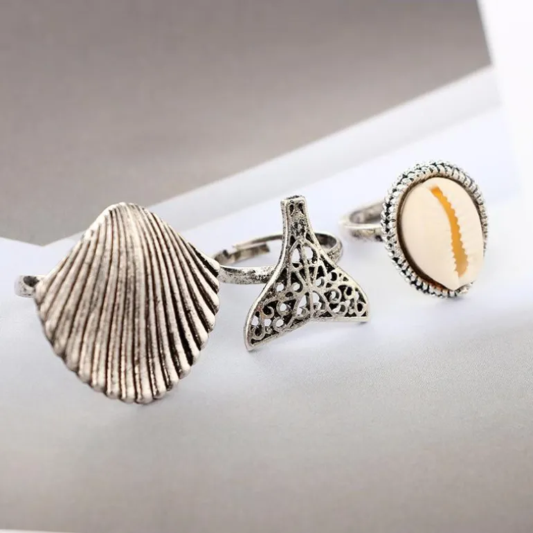 Ring Set Seashell Vibes
