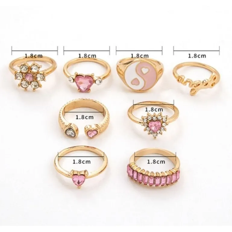 Ring Set Yin Yang Love