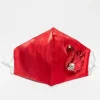 Rote Designer Stoffmaske Red Swan