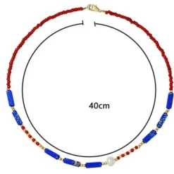 Rote Halskette Fierce