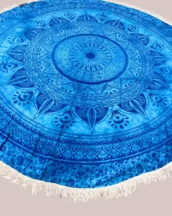 Rundes Strandtuch Azure Deep