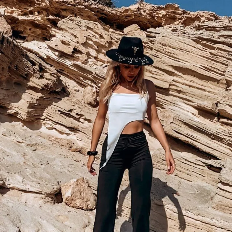 Schwarzer Panamahut Toro Ibiza