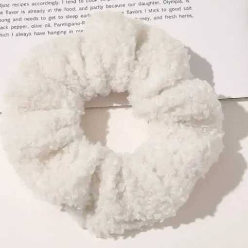 Scrunchies Curled Fluffy