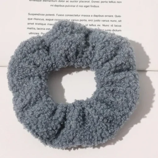 Scrunchies Curled Fluffy