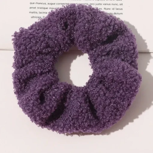 Scrunchies Curled Fluffy