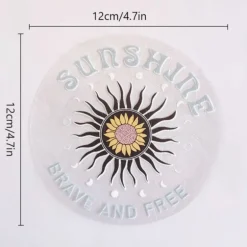 Sonnenfänger Sticker Sunshine Brave & Free