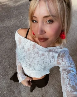 Spitzen Lace Shirt Mylah